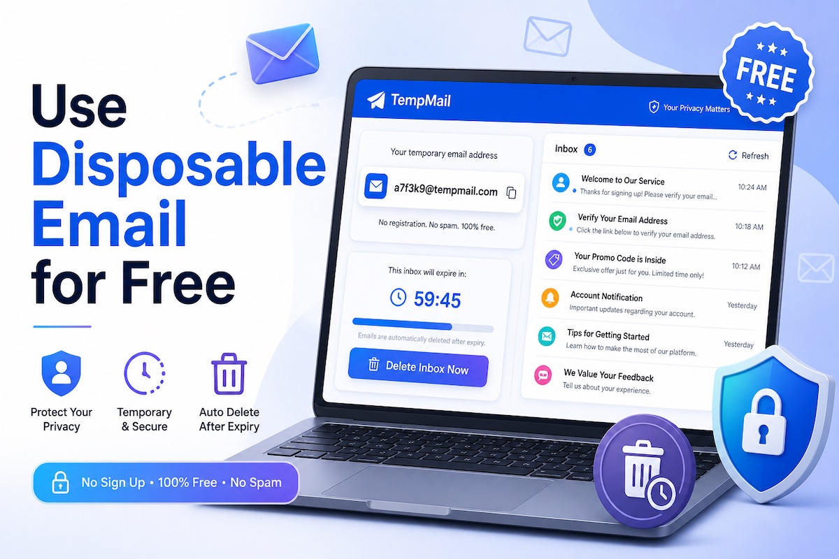 Use Disposable / Temp Email for Free: Your 2026 Guide to a Cleaner, Calmer Inbox